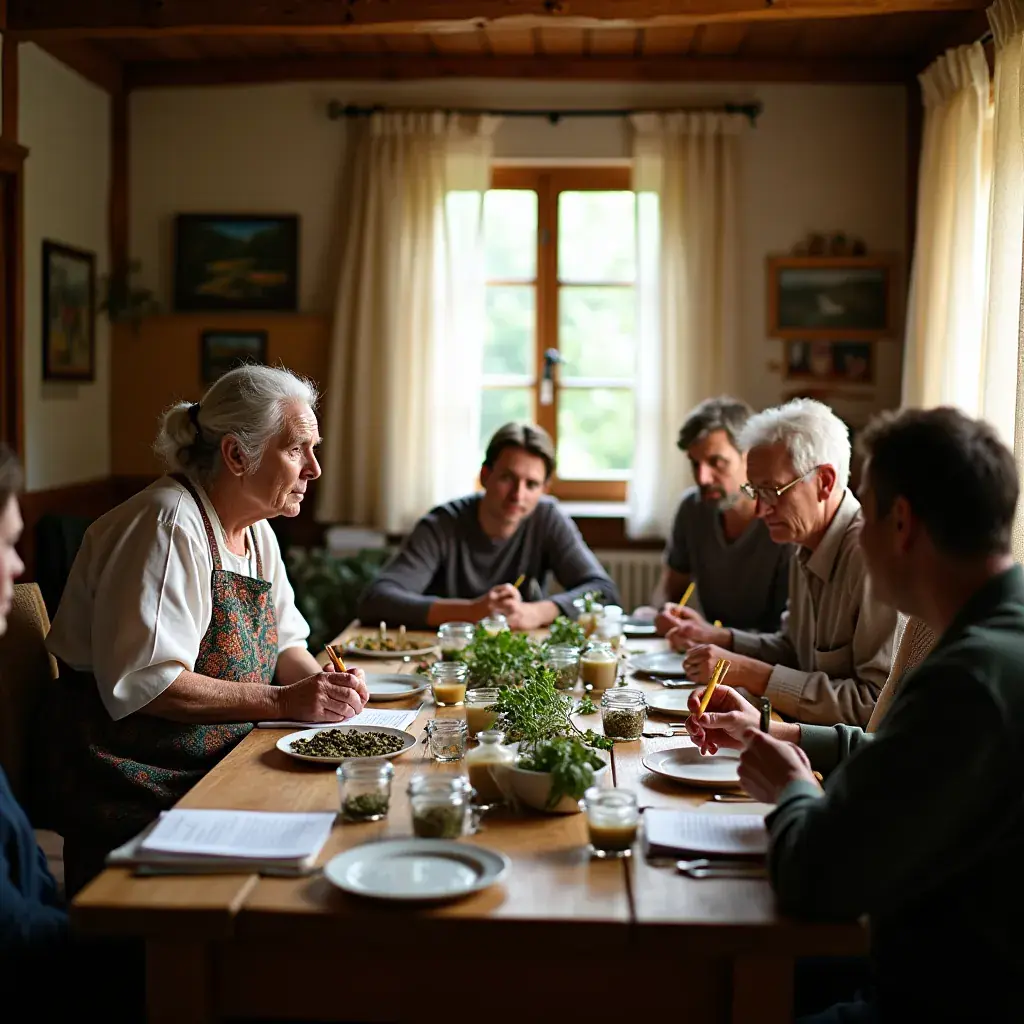 Egészséges életmód, gyógynövényekkel kiegészítve.